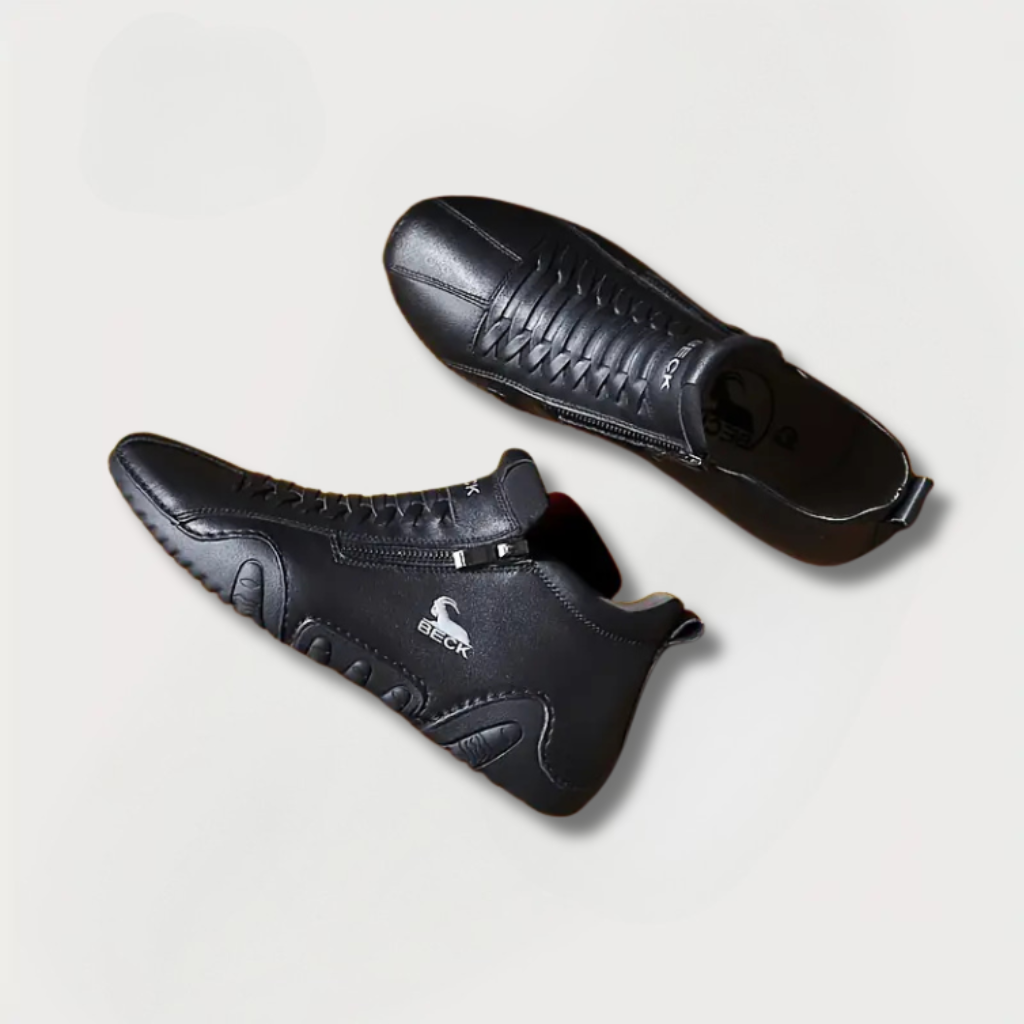 VogBeck 2.0 – Atmungsaktive Orthopädische Schuhe mit Doppelreißverschluss Komfort 